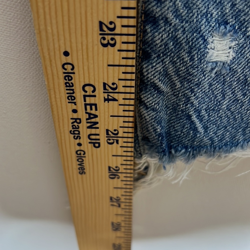 Free People We The Free Distressed Frayed Hem Ankle Jeans Sz 29 (NWOT) - Picture 9 of 10